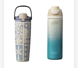Owala Edition FreeSip "Vintage Surf", "Rolling In" Bottle Birthday Bash US Fast Ship - Real Life Photo