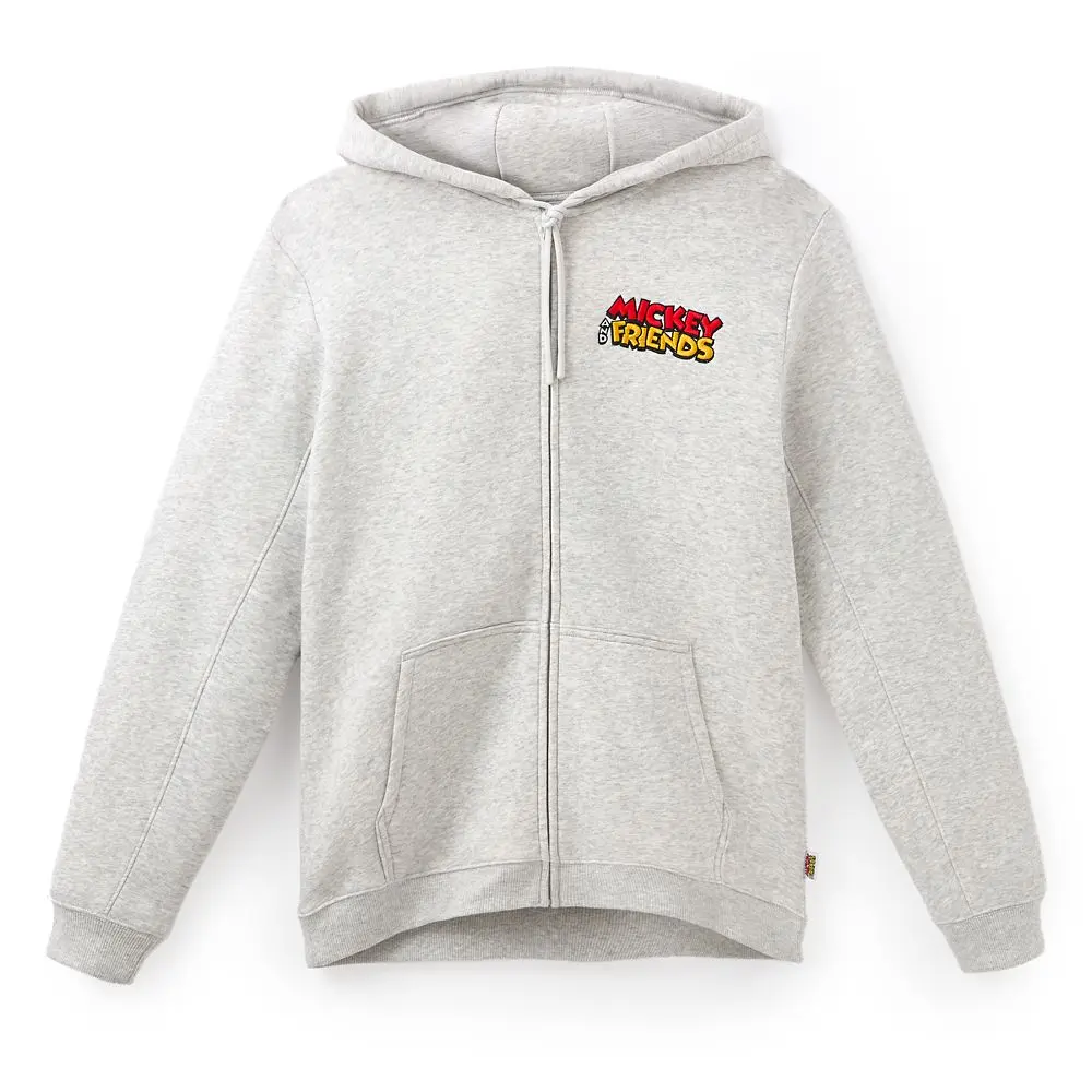 Disney Store Mickey Mouse and Friends Zip Hoodie for Adults
