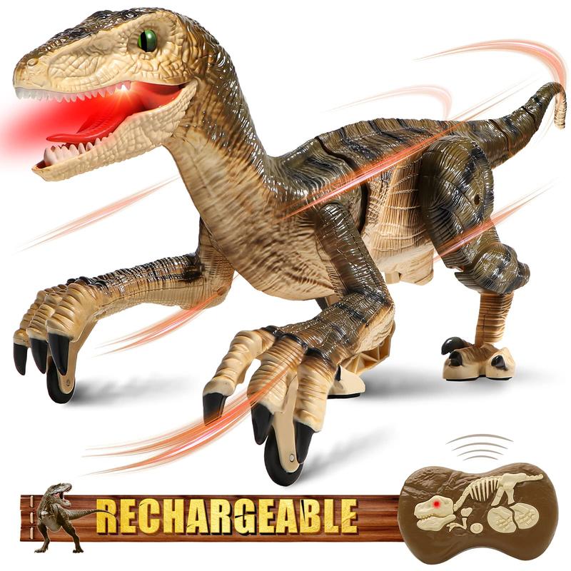 Remote Control Dinosaur Toys for Kids, Electronic RC Dinosaur Walking ...