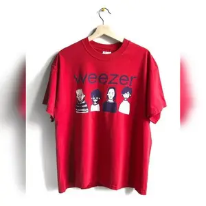 Weezer T-shirt, Unisex Cotton Tee, Gift for Him or Her
