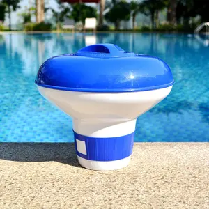 1pc, Adjustable Floating Chlorine Dispenser For Indoor Outdoor Swimming Pools Floating Chlorine Dispenser，Automatic Swimming Pool Floating Chlorine Distributor, Effortless Chlorine Application, Effective Disinfection and Sanitizing, Pool Accessories