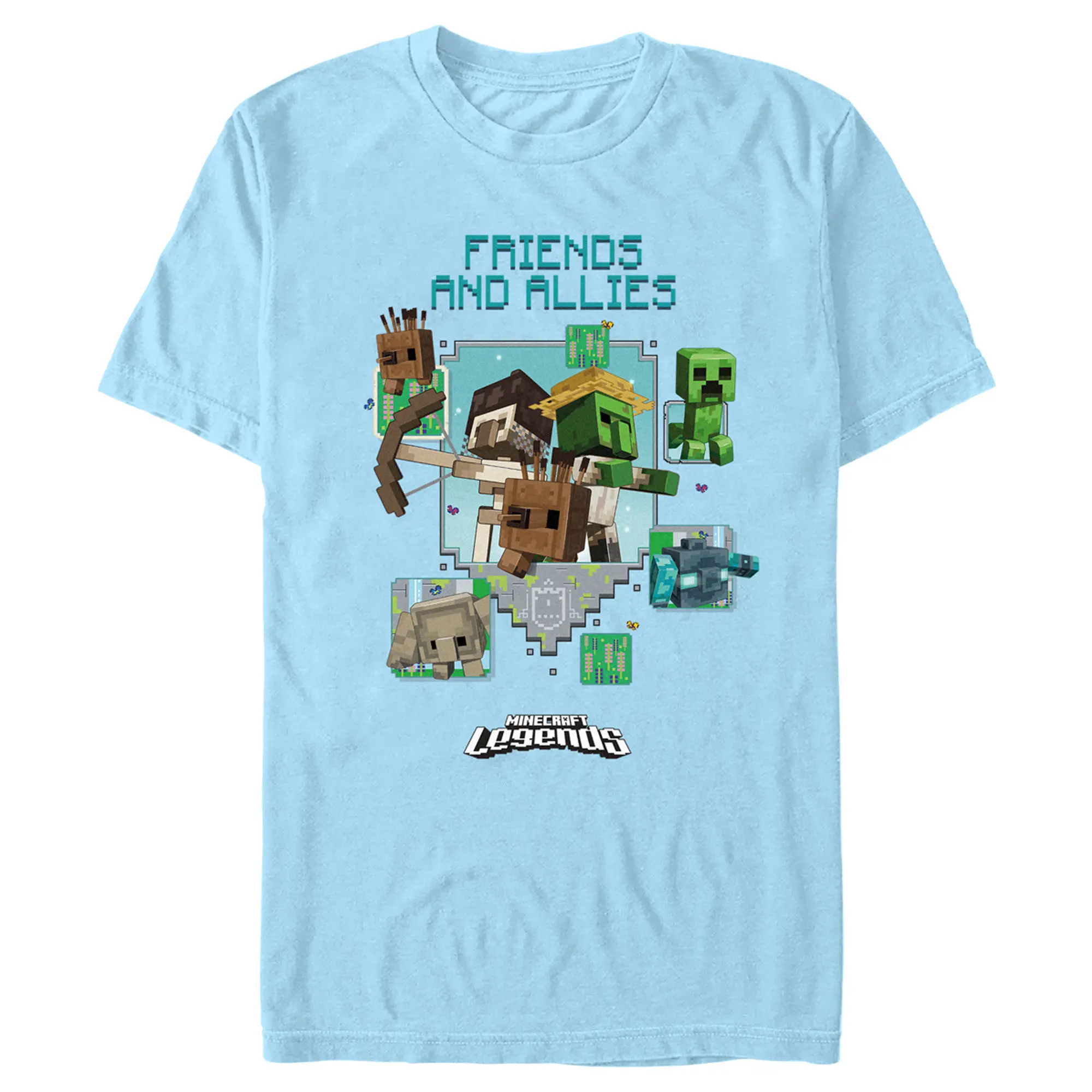 Men's Minecraft Legends Friends and Allies T-Shirt