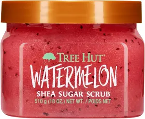 Tree Hut Watermelon Body Scrub, Exfoliating & Hydrating Sugar Scrub with Shea Butter & Essential Oils, Smooth Skin, Body Exfoliator For All Skin Types, Self Care Gifts for Women, Vegan