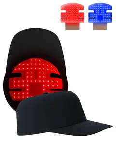 KTS Premium Hair Growth Cap LED 70 x 630 nm Red Light & 70 x 470 nm Blue Light Dual Light Spectrum for Scalp Care Portable Hair Growth Cap for Men and Women Home Comfortable & Wireless