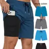 Men's Zippered Pocket Swim Trunks, 2-In-1 Compression Liner, Quick-Dry Gym Shorts, 7-Inch Length, Casual Beachwear for Gym, Pool, Summer Swimming Shorts, Swim Trunks With Compression Liner