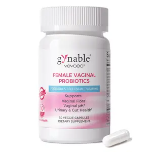 Gynable Women’s Probiotics for pH Balance, Odor Control, Flora Health, Moistening, Tightening I 10 Billion CFU Probiotic, with lactobacillus, Vitamin C, D3, E, Folate,Selenium, 10-in-1 probiotics for women Travel Size, 30 Capsules Self-Care Gift