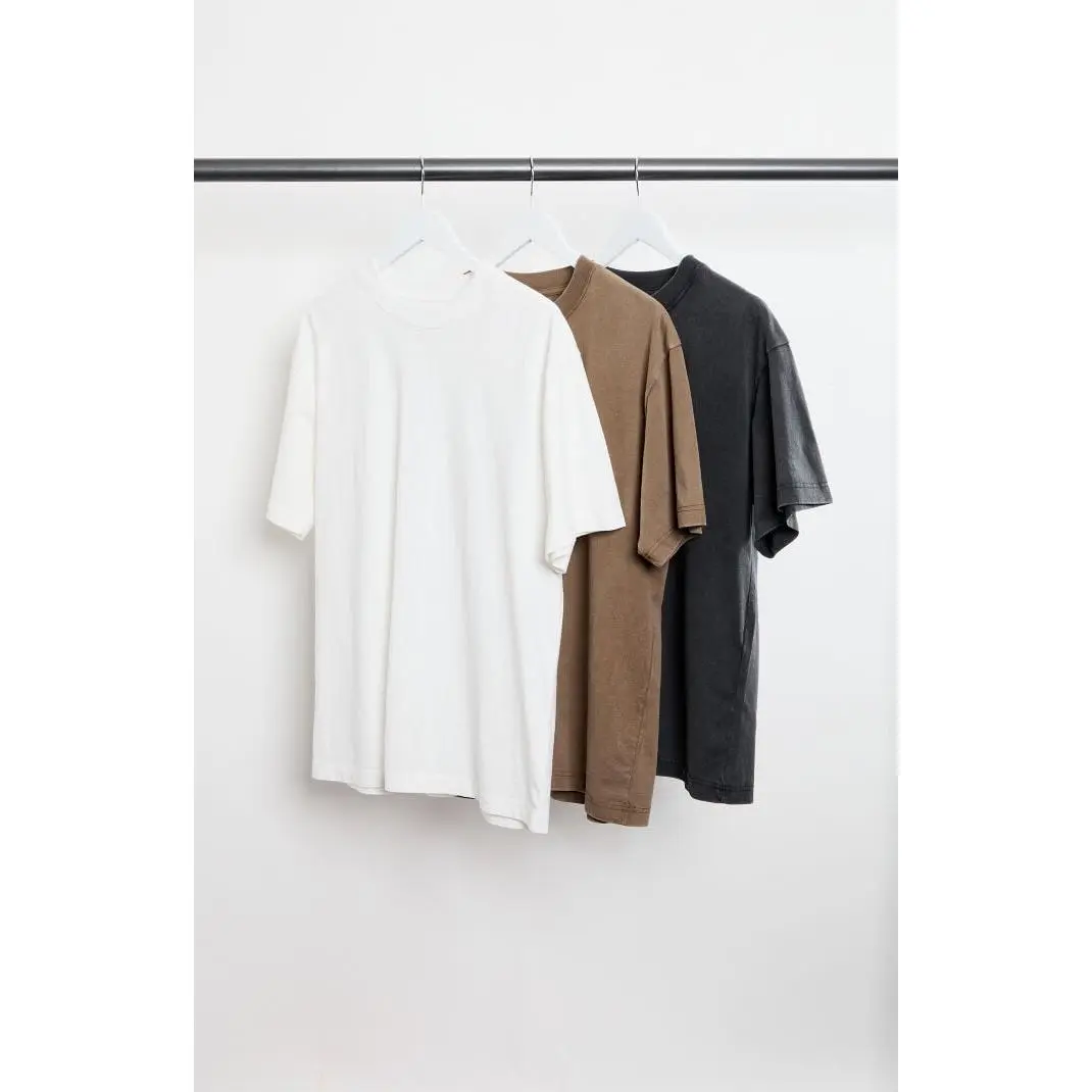 Pacsun Men's 3 Pack Premium Oversized T-Shirts Pacsun Men's 3 Pack Premium Oversized T-Shirts