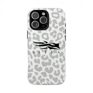 White Snow Leopard Phone Cases, Tough Case, SITKA Into The Wild Phone Case,  Phone Cover Hard Case Tough 2-Piece Phone Case suitable for iphone and samsung models