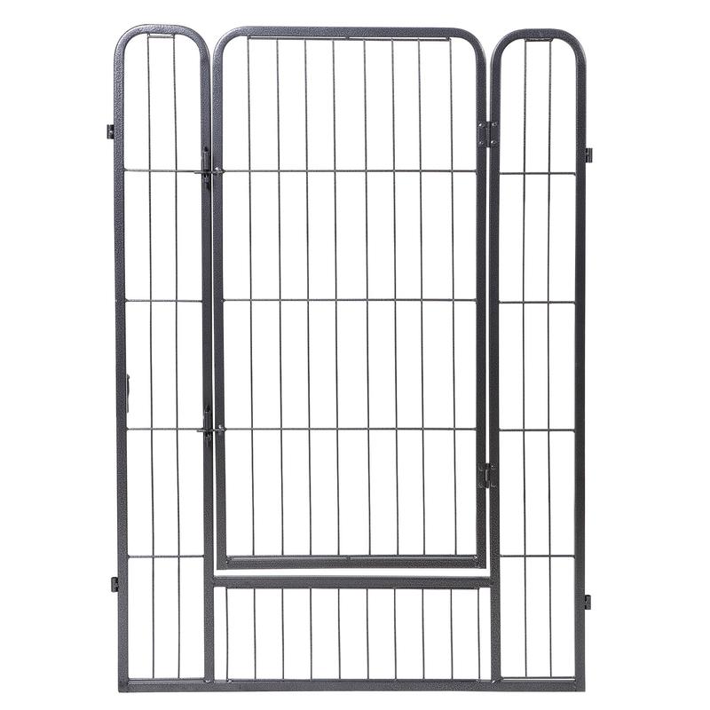 SuperDeal Pets 40-Inch Foldable 8-Panel Dog Playpen - Exercise Fence for Pets