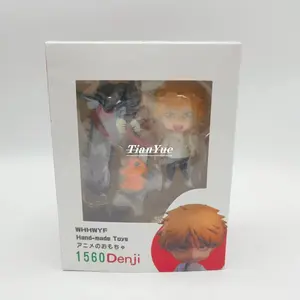 Anime Chainsaw Man Denji 1560 Power 1580 Articulated Model Figure toy Christmas Gift 10cm
