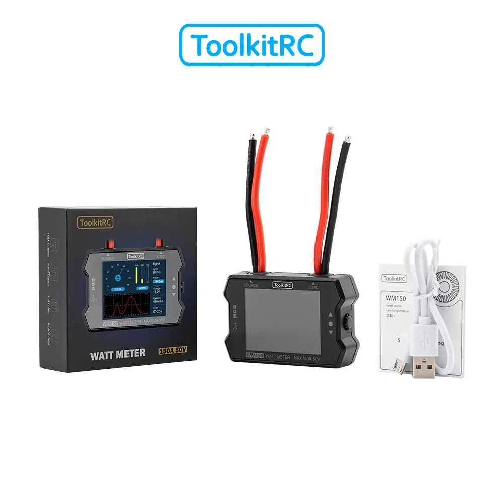 Rc Meter ToolkitRC WM150 150A 50V Power Analyzer, 2.4