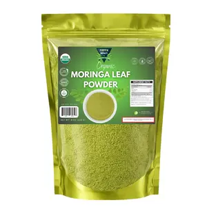 GREEN ROYALTY POLVO ORGANICO DE MORINGA(8oz)-(ORGANIC MORINGA POWDER)-NATURAL LEAF POWDER
