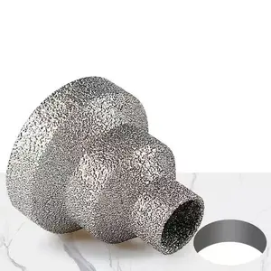 20-35-50MM Diamond Step Chamfer Drill Bit - Hole Enlargement/Edge Trimming for Tile, Marble, Porcelain & Masonry - Angle Grinder Drill 5/8-11 Tool Accessories