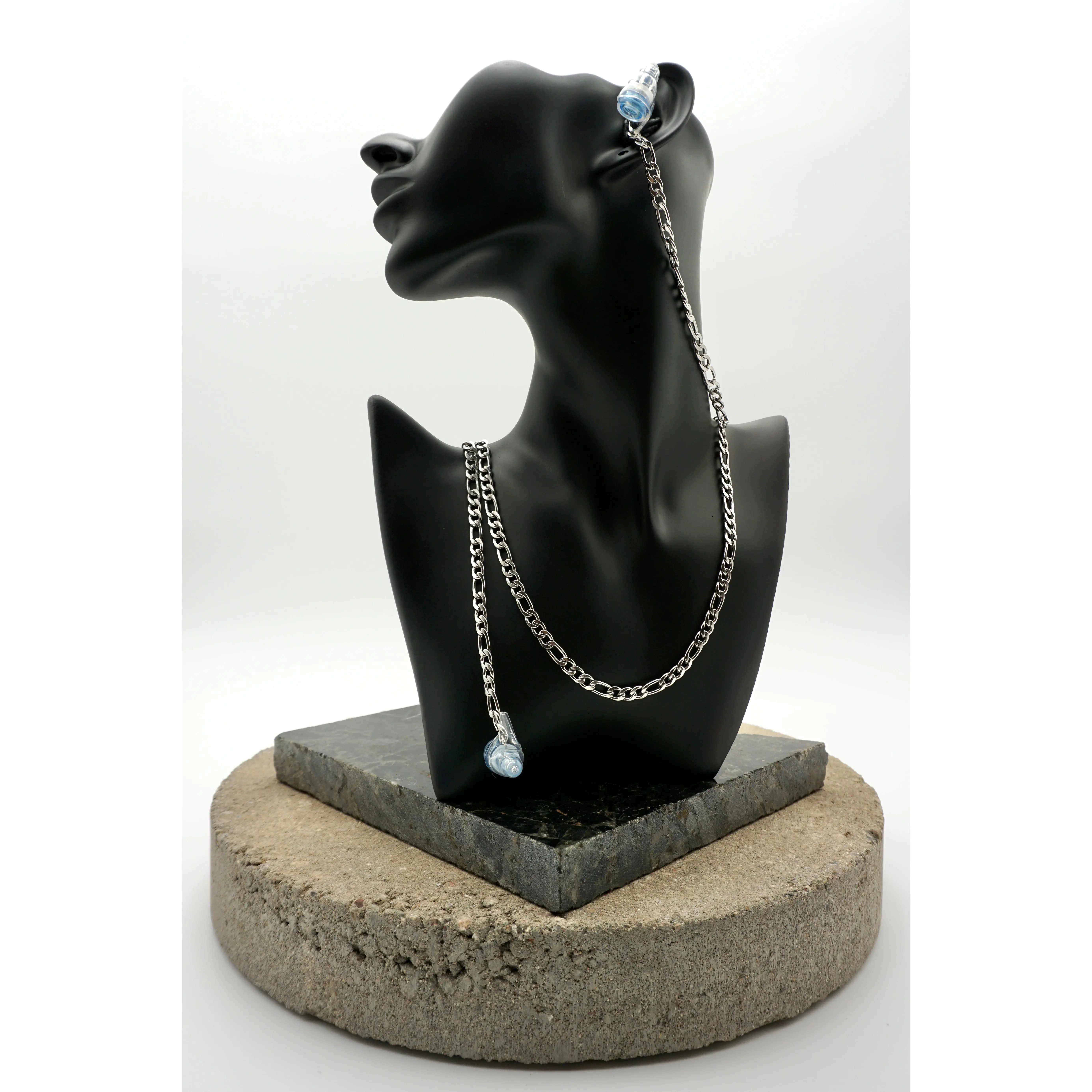 Figaro 4mm Silver – Bass Chain™, Earplug Necklace