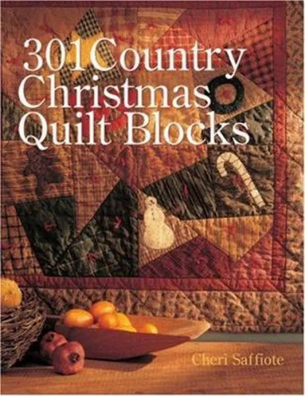 USED Book - 301 Country Christmas Quilt Blocks by Cheri Saffiote (Paperback) - english