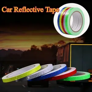 10m Reflective Tape, Night Safety Warning Strip for Bicycles and Cars, High Visibility Waterproof Self-Adhesive Traffic Sticker, Car Accessories