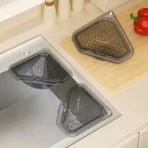 Kitchen sink filter magnetic draining triangular 2 PCS for storing kitchen waste, food scraps and leftovers.