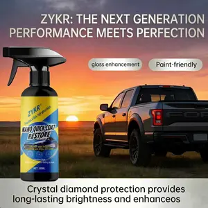 ZYKR Automotive Nano Coating Repair Agent -Spray Coating - Advanced Automotive CoatingAgent - With Dust and Water RepellentProperties - Long-lasting and Durable withGloss, Suitable for Continuous Use. 350milliliters.