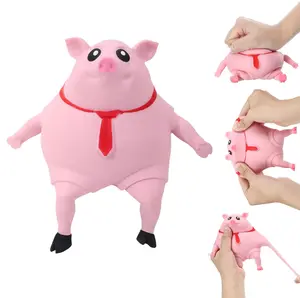 Squishy Toys - Pink Squishy Pig Toy for Kids & Adults, Novelty Squeeze Toy for Stress Relief &Anxiety (Big)