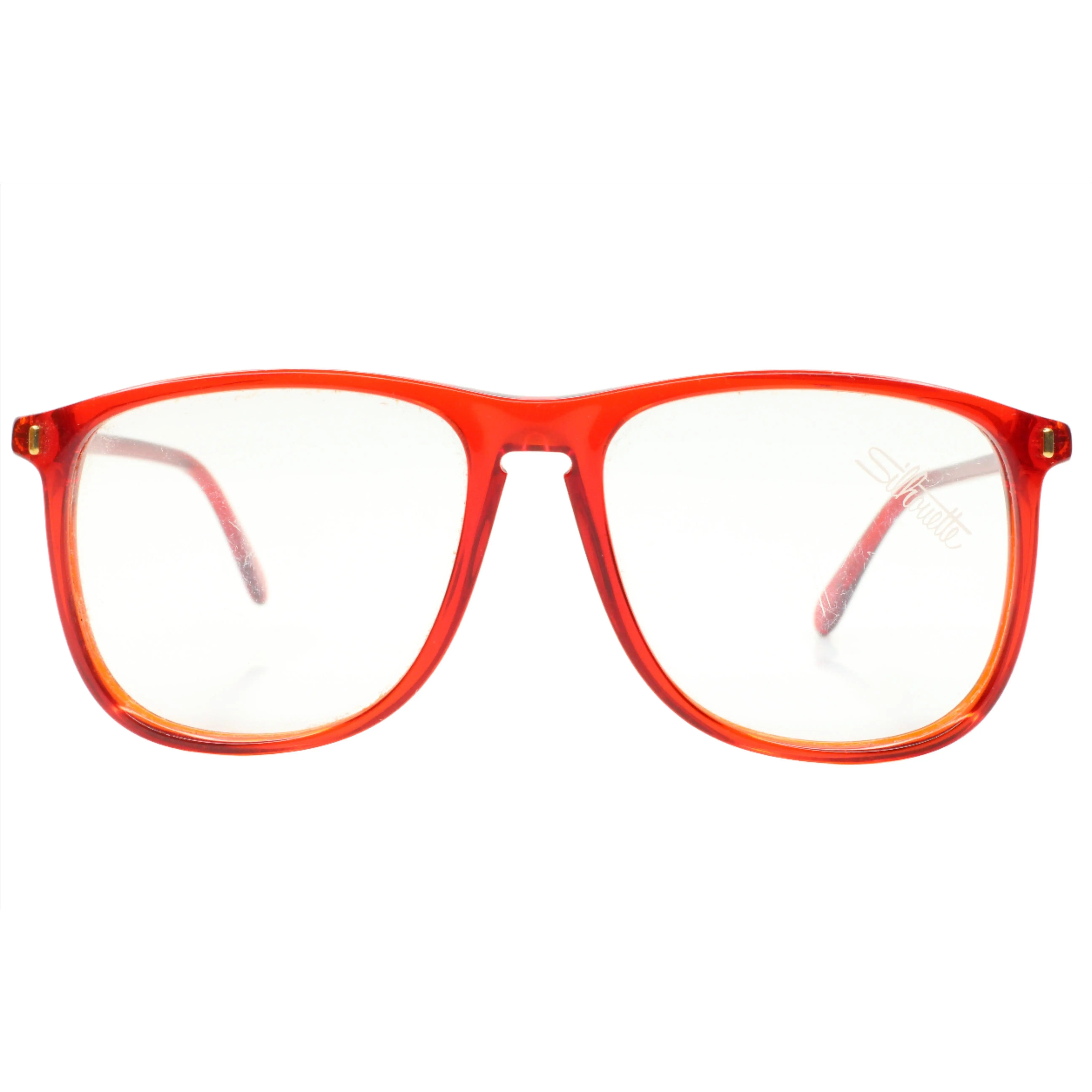Silhouette M2063/20 C2777 Red Vintage Austria Designer Eyeglasses -Ma