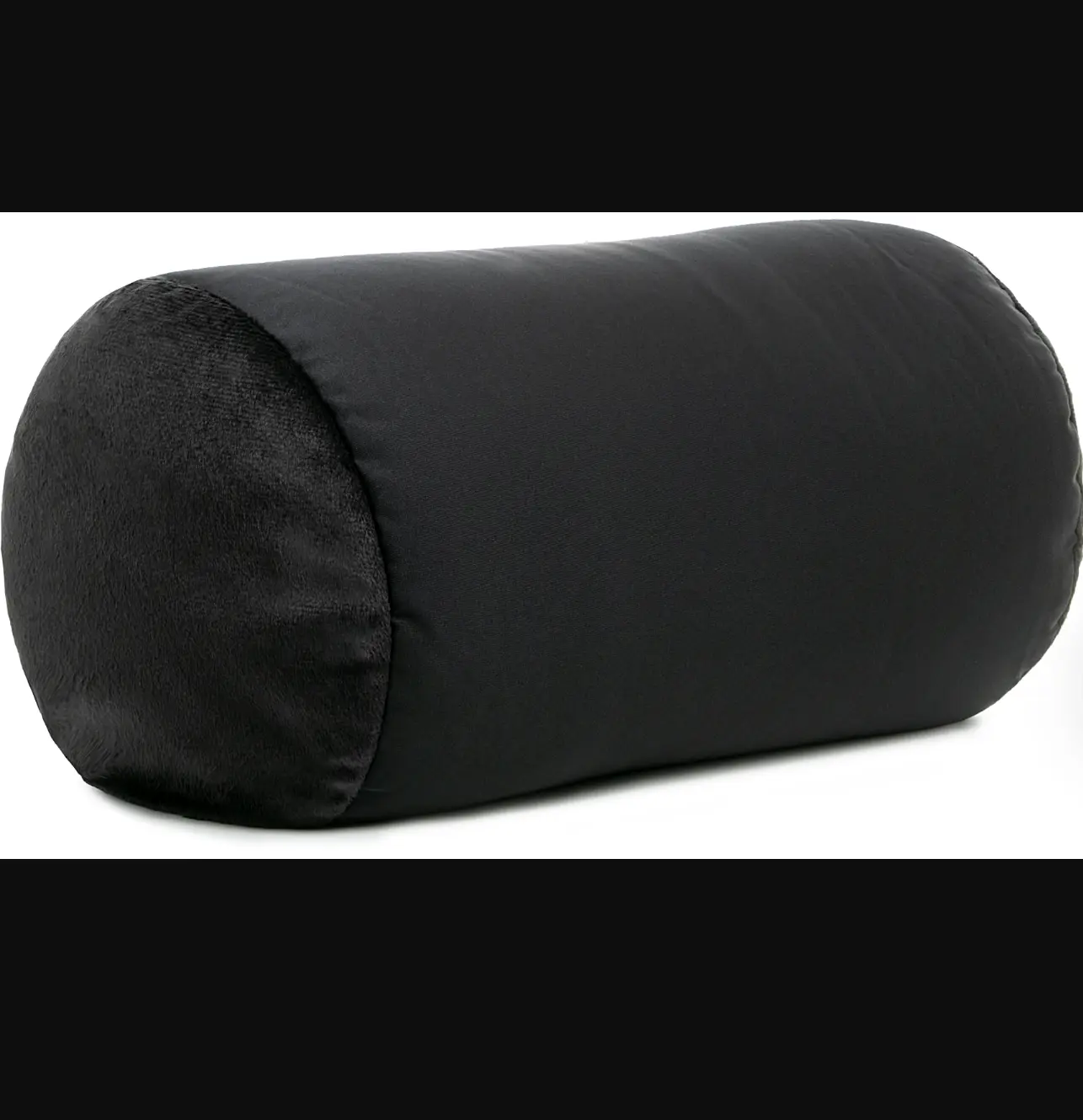 Deluxe Comfort Mooshi Squishy Microbead Pillow Hypoallergenic Bean Bag Cushie Fun Bubbly Colors Perfect Post Surgery Therapy Great for Teens Throw Pillow Black