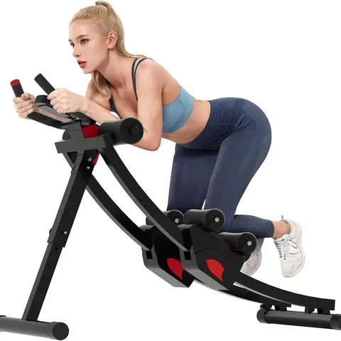 Ab machine, workout equipment for Home Gym Strength Training, Ab workout equipment, AB machine for stomach workout, Foldable abdominal trainer for Men and Women exercise