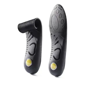 Plantar Fasciitis Insoles for Men & Women Heel Cushioning Bead Inserts Enhanced Arch Support Orthotic Insoles to Relieve Flat Feet High Arch & Foot Pain Black+ Soft Comfort Variant All Seasons