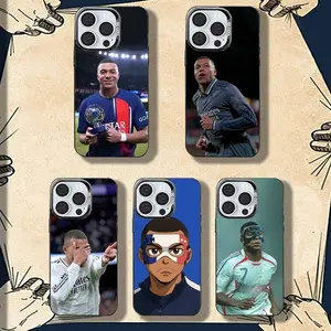 Football K-Kylians M-Mbappe Phone Case For IPhone 16,15,14,13,12,11,8,7,Pro,Max,Plus,Mini,XS,SE Shockproof Matte Cover IPhone 16 Case Premium Phone Case Deals For You