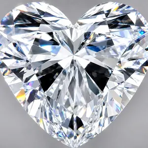 Lab Grown Diamond, 3.09 Carat Heart Shape, IGI Certified, VS1 Clarity, F Color, Excellent Polish