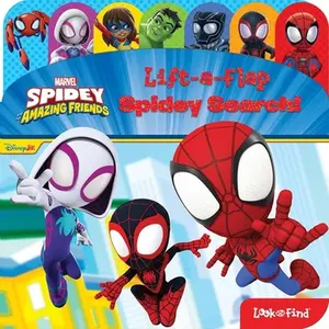 Spidey and His Amazing Friends: Spidey Search! Lift-A-Flap Look and Find -- Pi Kids, Board Book