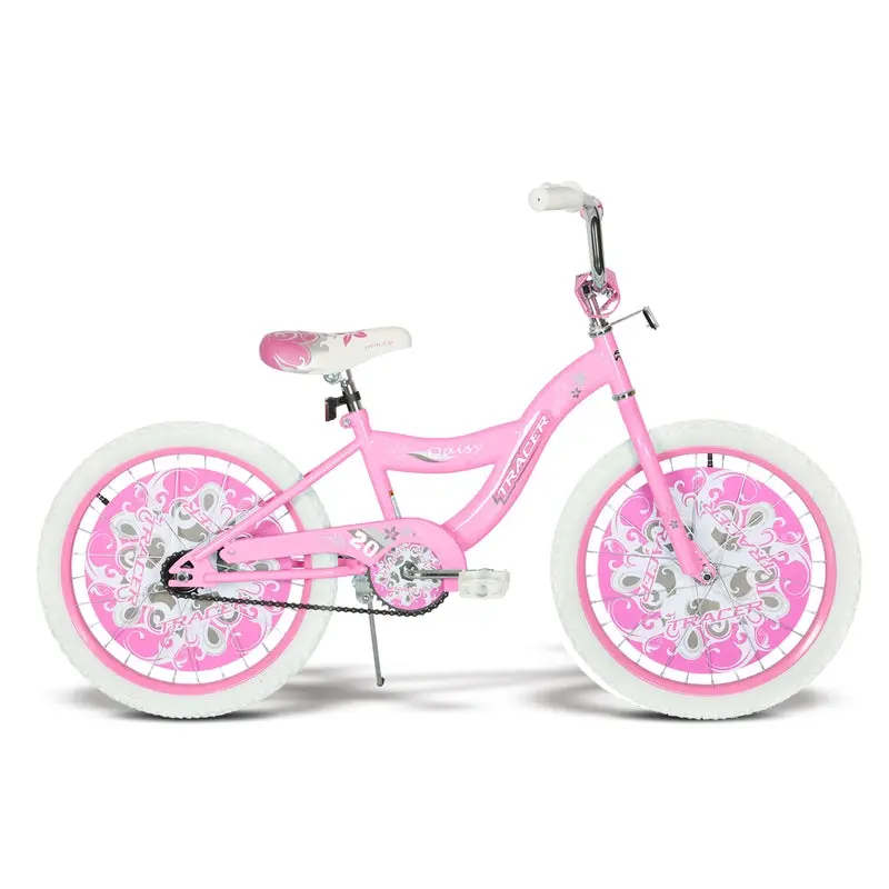 212 MAIN Daisy 20-Inch Kids Bike for Children Ages 5-9, Hi-10 Steel Y-Type Frame with Coaster Brake, Easy Installation, Pink
