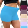 1XL-6XL,Women's Plus Size Soft Comfortable HighWaist Seamless Shorts,High Elastic Waistband  Briefs, Non-Frayed, Full Coverage underwear,All-Season Wear, Seamless Underwear Panties