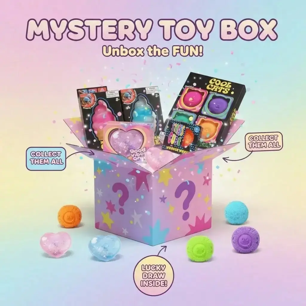Sensory Squishy Blind Box Series, Random Cute Slow Rise Toy, Collectible Stress Ball Fidget Surprise Gift