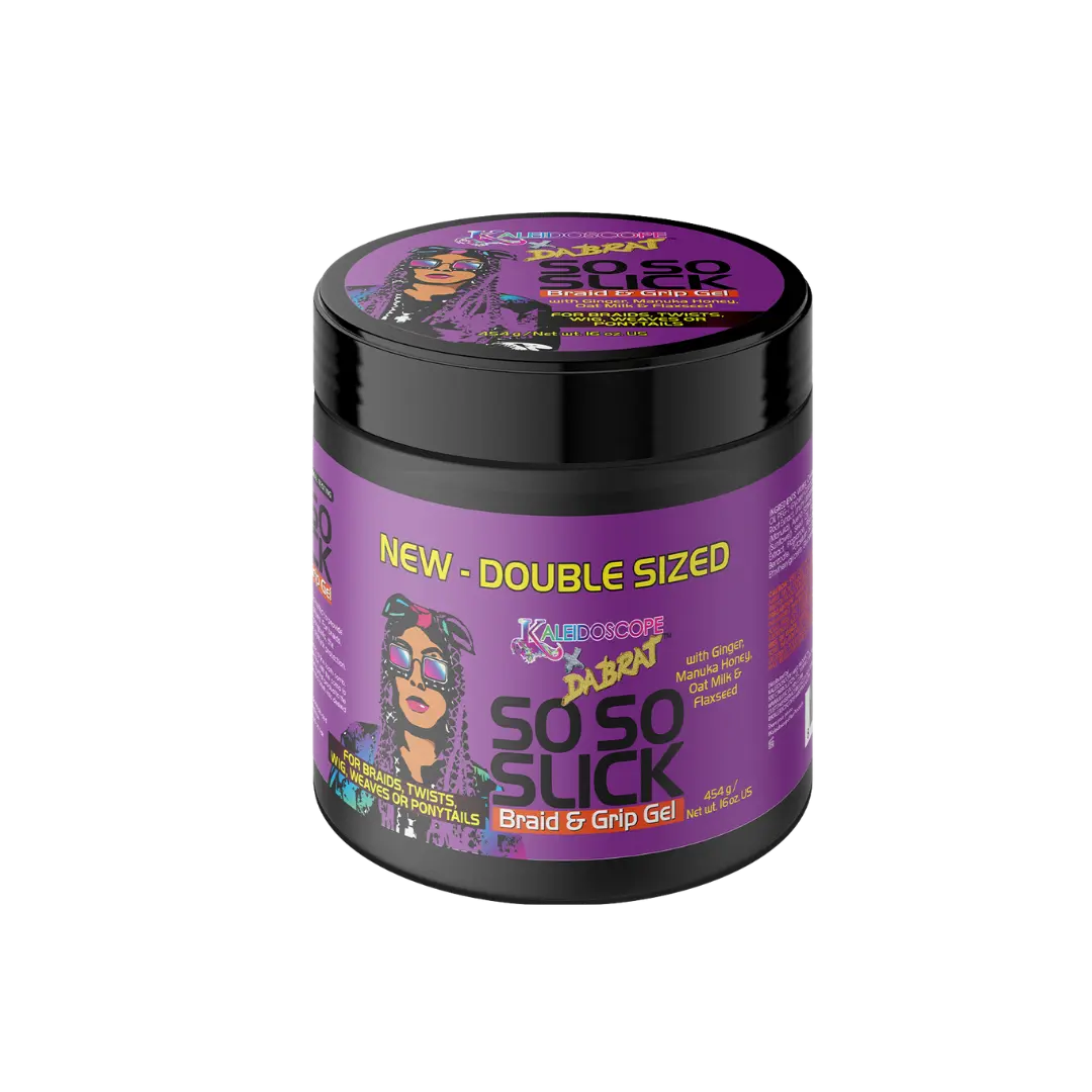 Braid and Grip Gel for Ultimate Hold and Shine, Long-Lasting and Non-Flaking Smoothing Haircare Formula for Sleek Styles, 16 oz Jar Braid and Grip Gel for Ultimate Hold and Shine, Long-Lasting and Non-Flaking Smoothing Haircare Formula for Sleek Styles, 16 oz Jar