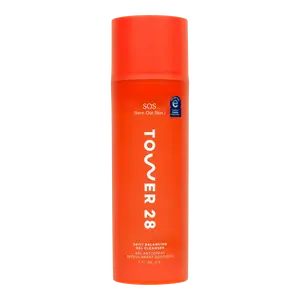 Tower 28 Beauty SOS Gel Cleanser - Gentle, Sensitive, Skin Repair, Comfortable Cleansing for All Skin Types