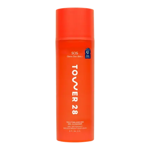 Tower 28 Beauty SOS Gel Cleanser - Gentle, Sensitive, Skin Repair, Comfortable Cleansing for All Skin Types