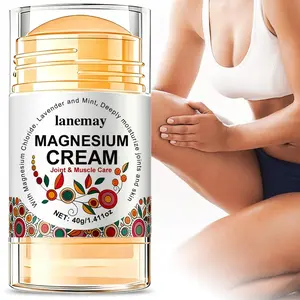 40g - Magnesium Body Recovery Cream - Soothing 3% Menthol Moisturizing Formula with Natural Oils and Tea Tree - For Post-Activity Muscle Refreshment