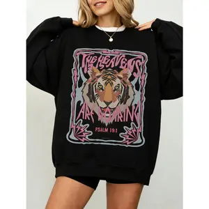 The Heavens Are Roaring Sweatshirt Womenswear Apparel