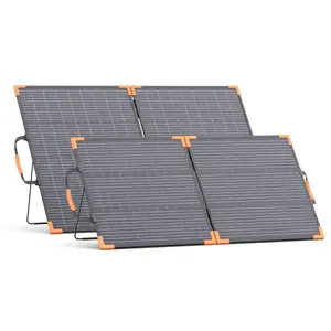 MHPOWOS 400W 100W 200W Bifacial Portable Solar Panels for Ecoflow Anker Jackery Bluetti – Dual-Sided Solar Chargers with 23.5% Efficiency, IP68 Waterproof, Foldable with Kickstands for RV, Camping & Off-Grid Power Stations Foldable Solar Charger Kit