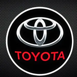 2 Pcs  Toyota Car Door Lights, Car Decorative Light, Door Logo Projector Welcome Light, LED Projector Car Door Welcome Light, Personalized Door Projection Light （Batteries Not Included）