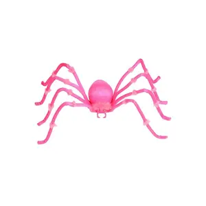 4FT Plush Neon Pink Spider Decoration