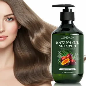 300ml - Batana Oil Shampoo - Rosemary Extract & Plant Extracts Formula - Cleans Nourishes Scalp & Reduces Hair Loss & Thickens Hair - Comfortable Washing Experience for All Hair Types - Natural Extract Shampoo