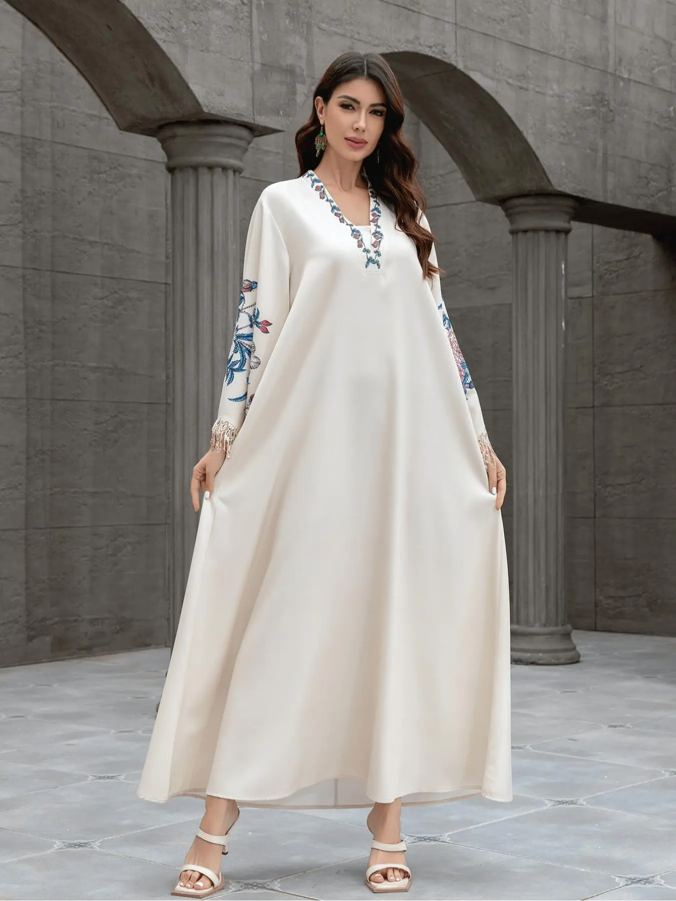 fitted abaya dress Soft Summer Abaya Dress for Everyday Wear main image 0