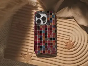 Coloured Mosaic Phone Case Phone Case - Tough Phone Case | Phone Case for Iphone 17 16 15 14 13 12 11 8 7 SE series