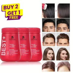 Volumizing Powder Set (3 Pieces): Fine powder that instantly adds volume to hair with a natural finish. Provides excellent hold and stays voluminous all day—ideal for those who don’t wash their hair often.