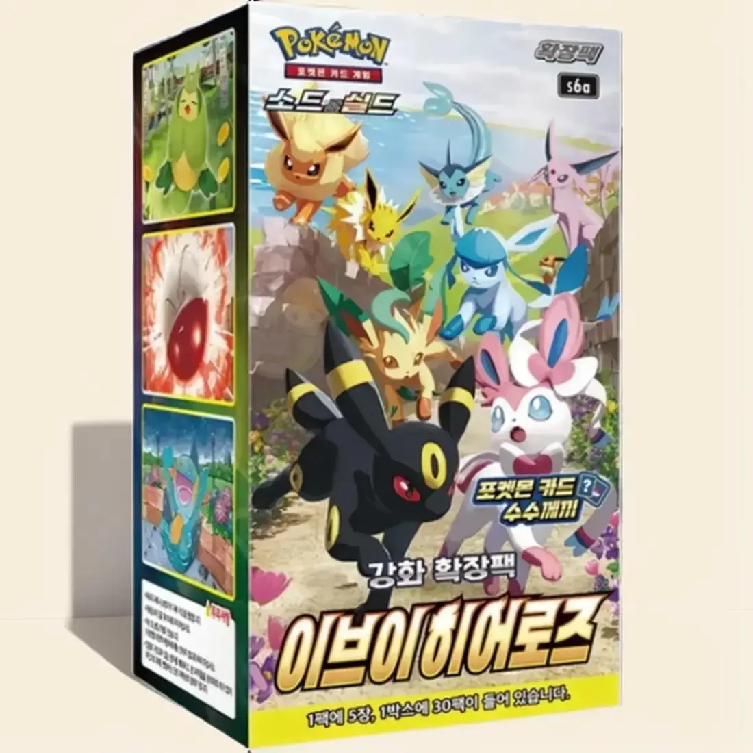 Eve Heroes Booster Box (Korean) - 30 packs of Korean trading cards