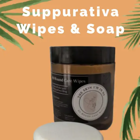 Wound Care Bundle - Hidradenitis Suppurative Wound Care Wipes & Soap Bar