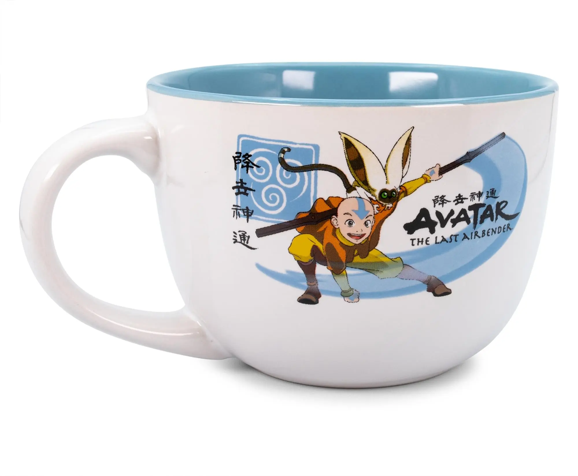 Avatar: The Last Airbender Aang and Momo Ceramic Soup Mug | Holds 24 Ounces