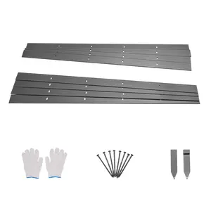 VEVOR Metal Landscape Edging 8Packs 72in Rust-Resistant Bendable for Yard Garden