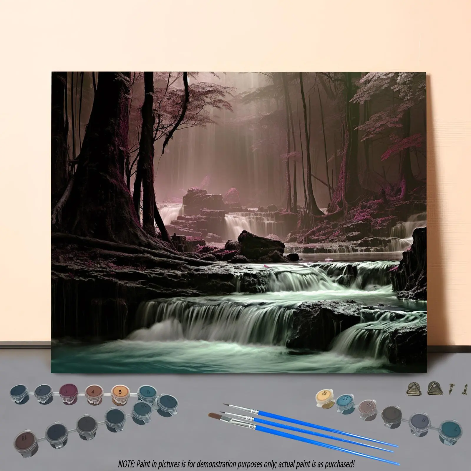 Landscape Pattern Painting By Numbers Kit, 1 Set DIY Paint By Numbers Kit for Festival Gifts, Wall Decorative Painting for Living Room Bedroom, Diy Art